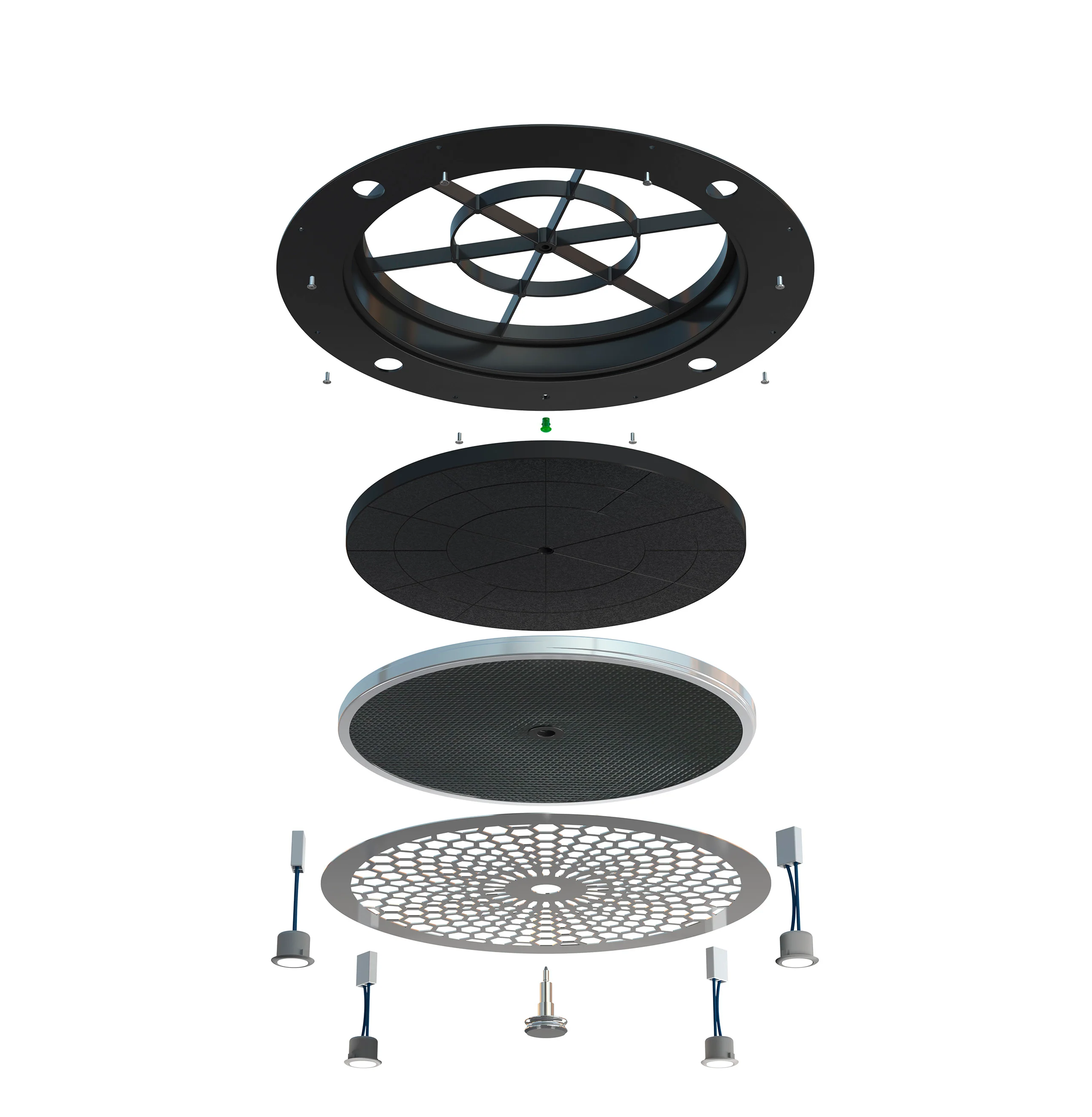 Airforce AFCFCACRI Carbon Charcoal Filter for Airforce Island Hoods with the Crisilade filtering system. - Image 3