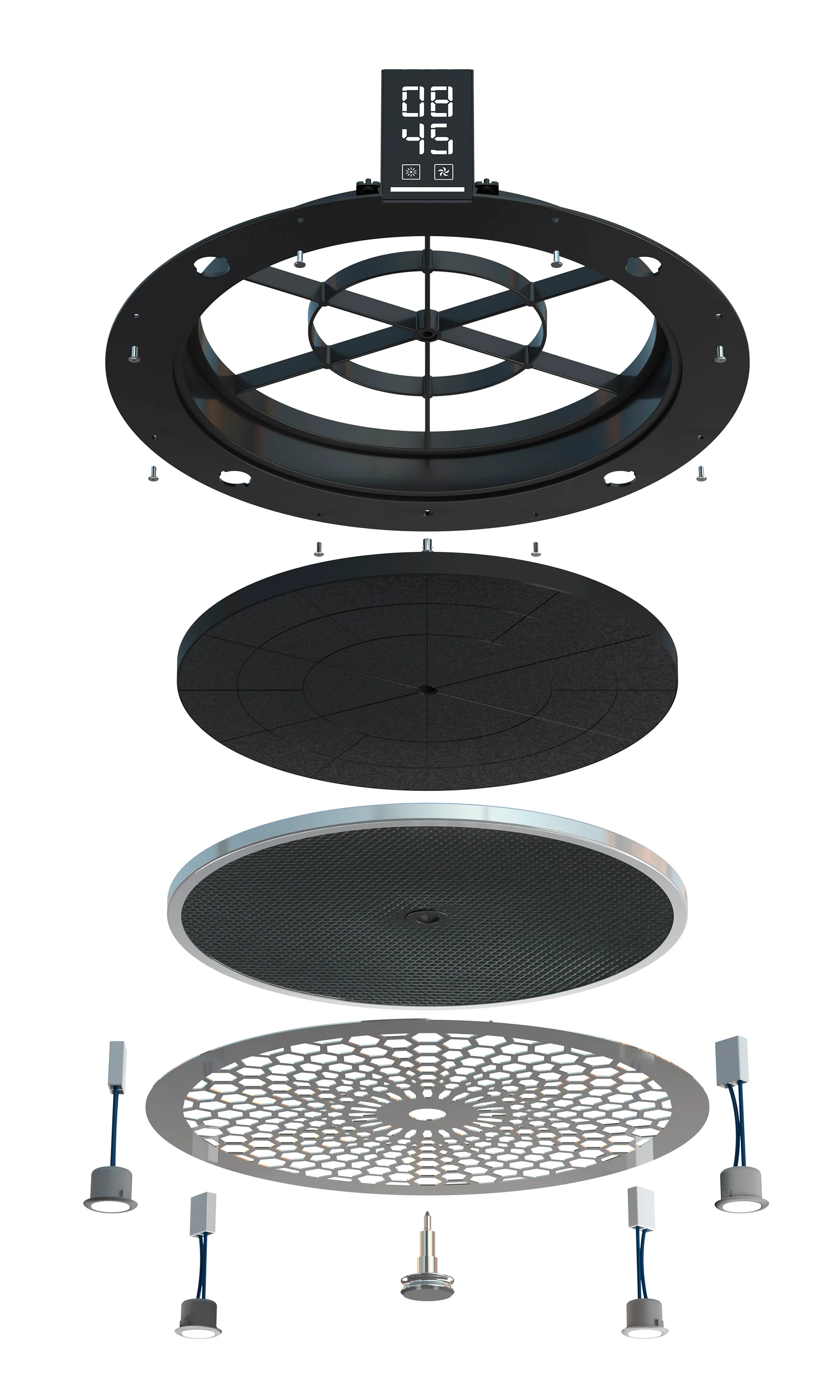 Airforce AFCFCACRI Carbon Charcoal Filter for Airforce Island Hoods with the Crisilade filtering system. - Image 4