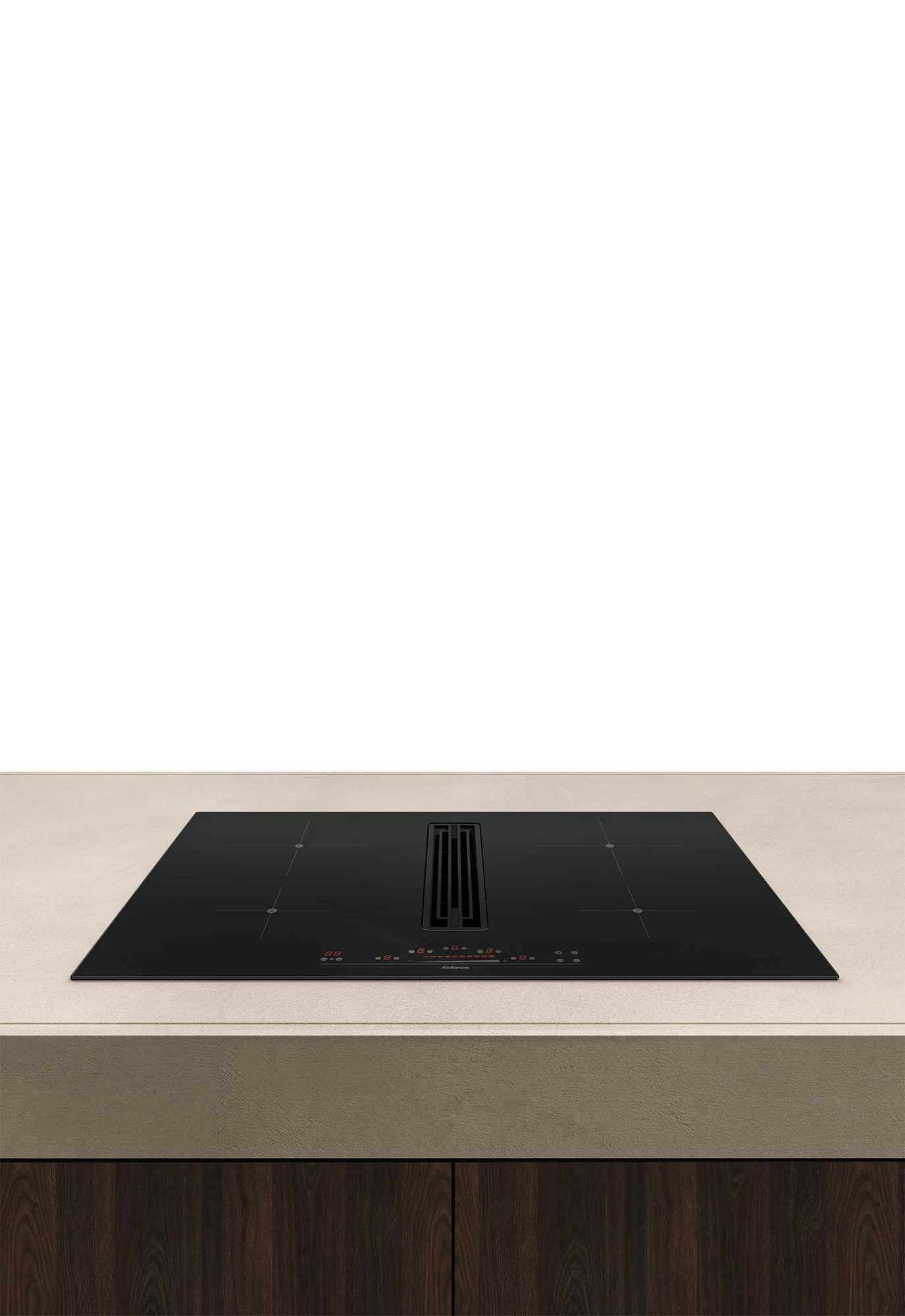 Airforce Innova Artis Prima 60cm Central Venting Induction Hob with On-Board Motor-Externally Ducted- 5 Year Warranty.