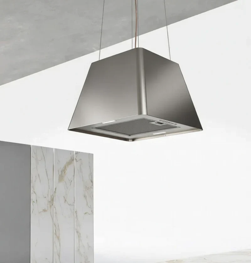 Airforce Gaia 45cm Island Cooker Hood with Touch Control Buttons in Stainless Steel Finish