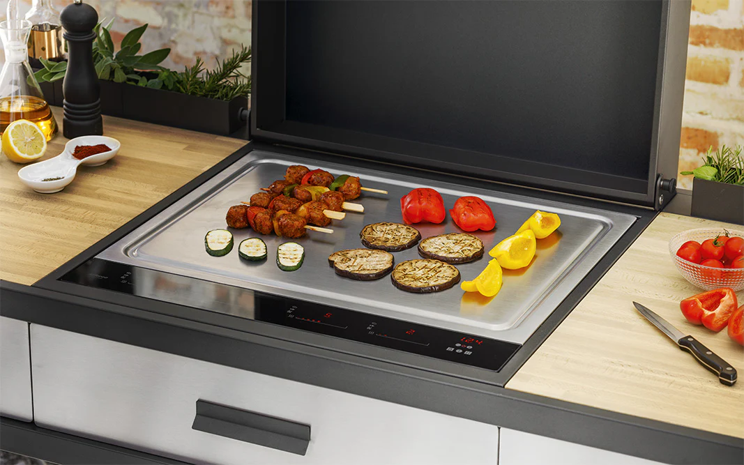 Airforce E-Cook 150cm BBQ Luxury Outdoor Cooking with a 58cm Teppanyaki Induction Hob - Image 6