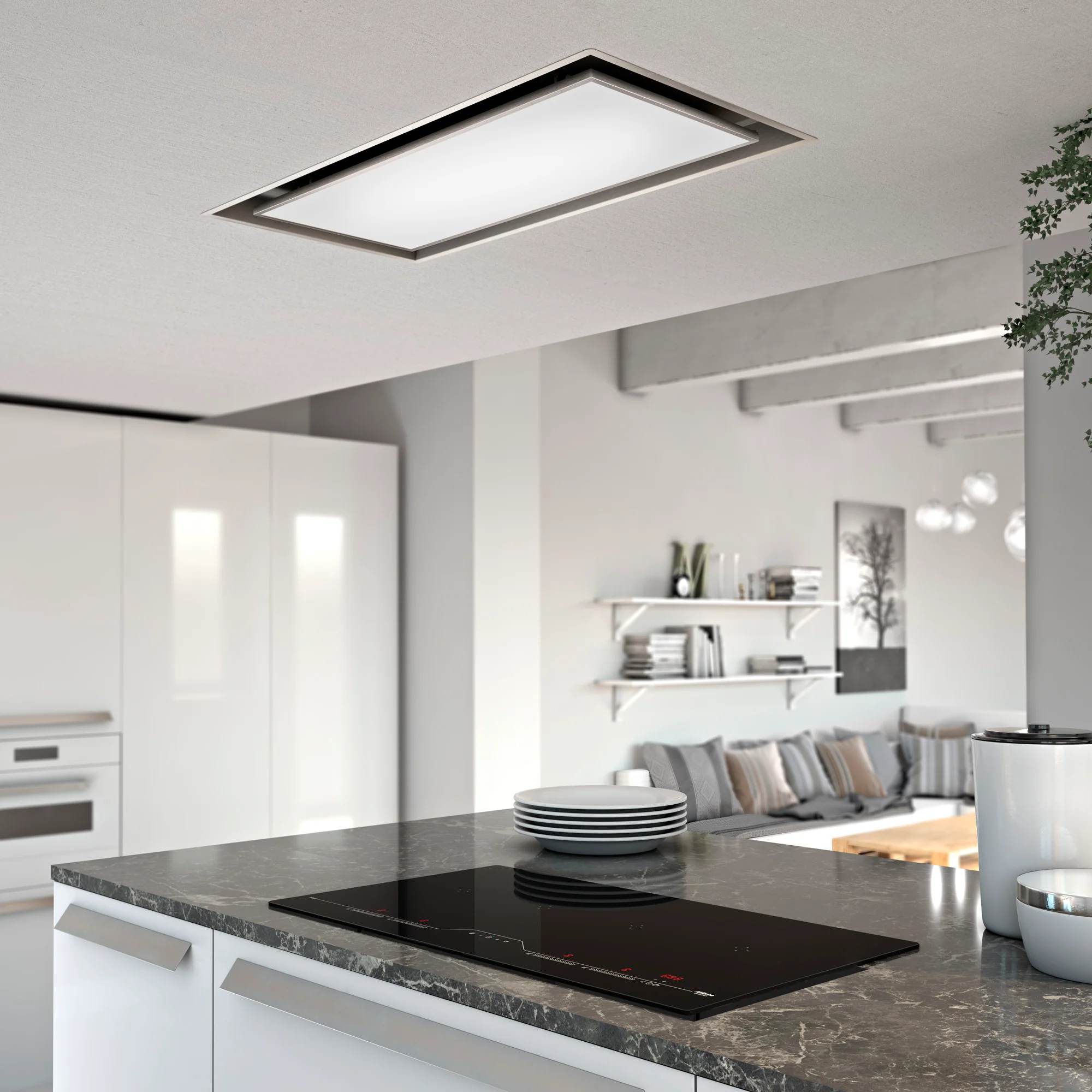 Airforce Gabrielle 100cm Full LED Variable light Panel Ceiling Hood with Easy up installation - Image 3