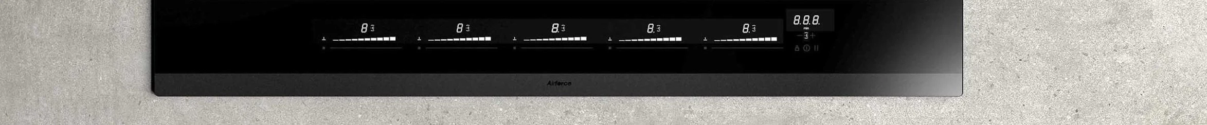 Airforce Slim Plus 90cm Rear Venting Induction Hob with on-board Motor-Externally Ducted-5 Year warranty - Image 4