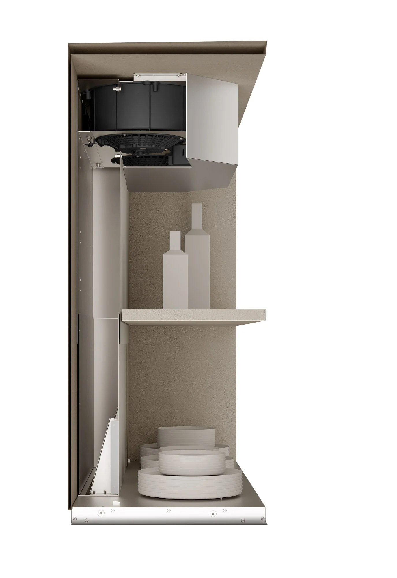 Airforce Inside In 90cm Built-In Cooker Hood with Touch Control- Black Stainless Steel Finish - Image 3