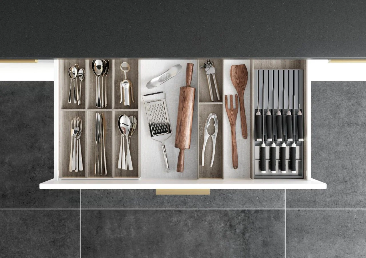 Blum AMBIA-LINE Cutlery Insert Kit - Bardolino Oak ALC.45.110P.BO - Image 5