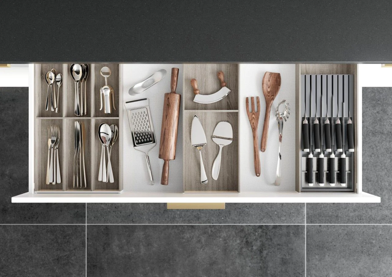 Blum AMBIA-LINE Cutlery Insert Kit - Bardolino Oak ALC.45.110P.BO - Image 6