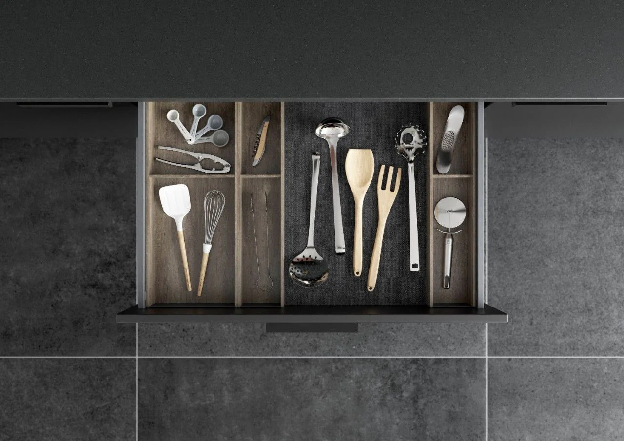 Blum AMBIA-LINE Utensil Insert Kit - Nebraska Oak ALU.45.110P.NO - Image 4