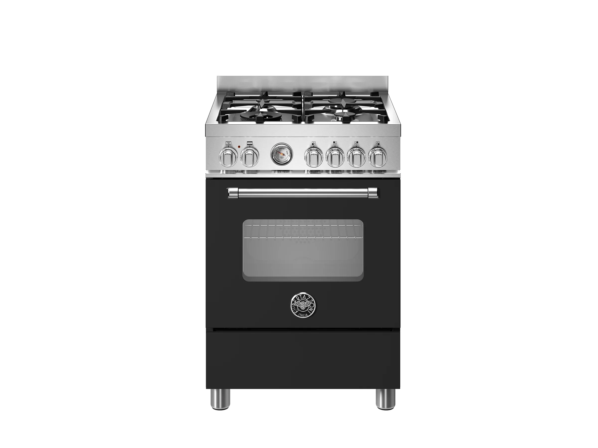 Bertazzoni 60 cm 4-burner electric oven Master Series-Nero (Black)