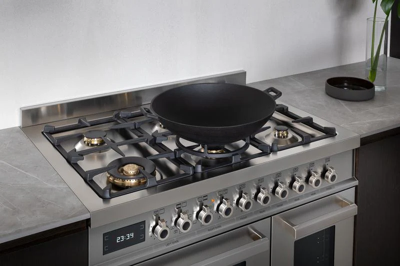 Bertazzoni 90 cm 6-burner electric double oven Professional Series- Stainless Steel - Image 2