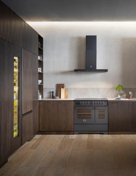 Bertazzoni 90 cm induction top electric double oven Professional Series-Carbonio (Carbon) - Image 3