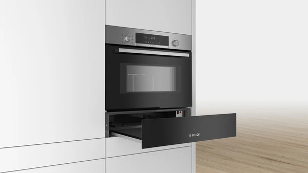 Bosch Series 6 Built-in Warming Drawer 14cm Black BIC510NB0 - Image 3