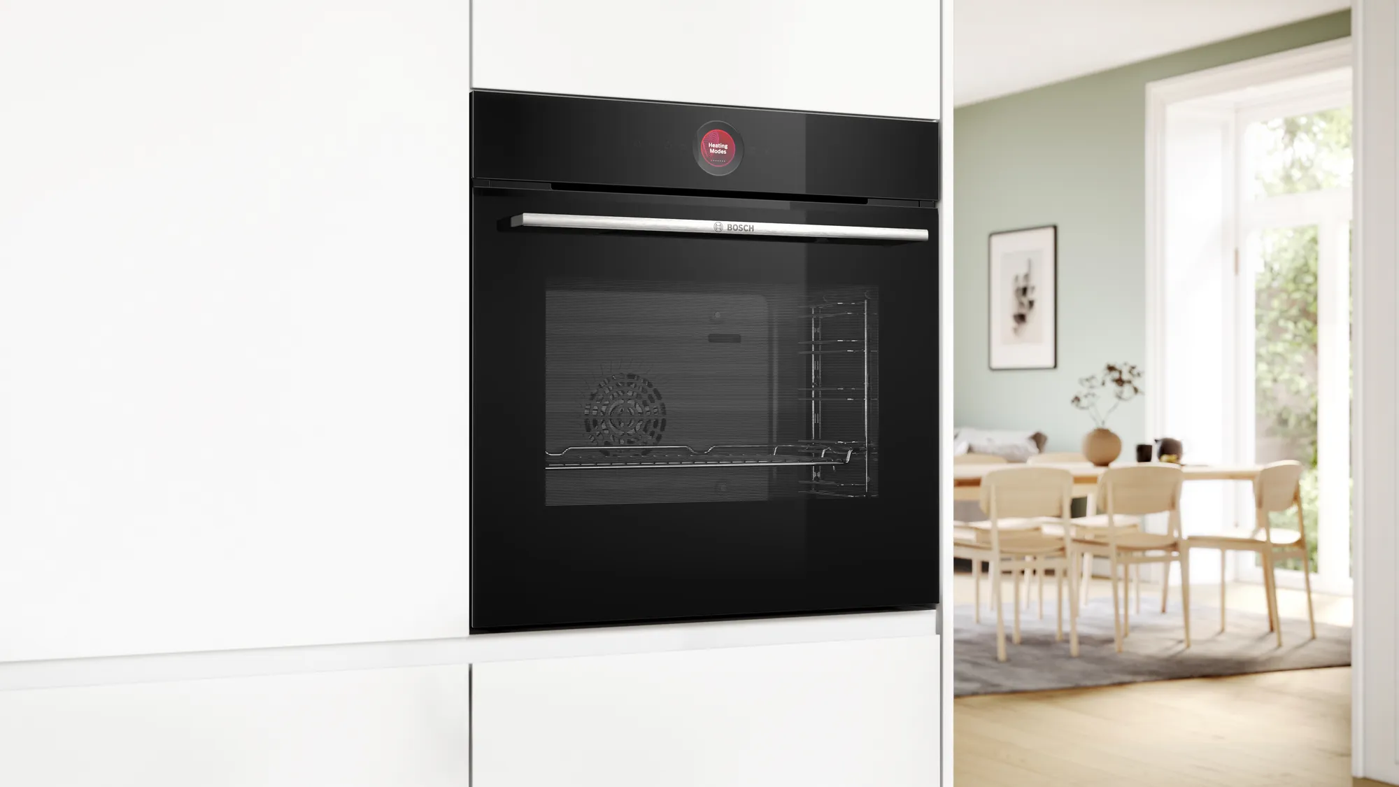 Bosch HBG7341B1B Series 8 Built-in oven with Digital Control Ring and TFT-touchdisplay. Assist function for meals, Air Fry, Home Connect for control via the App. - Image 4