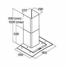 CDA ECP62SS Curved glass extractor - Image 2