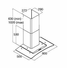 CDA ECP82SS Curved glass extractor - Image 2