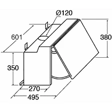 CDA EIN60FSI Integrated extractor - Image 2