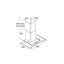 CDA EKP60BL Curved glass extractor with edge lighting - Image 2