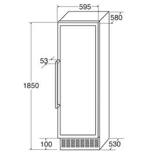 CDA FWC881BL Full height freestanding wine cooler - Image 3