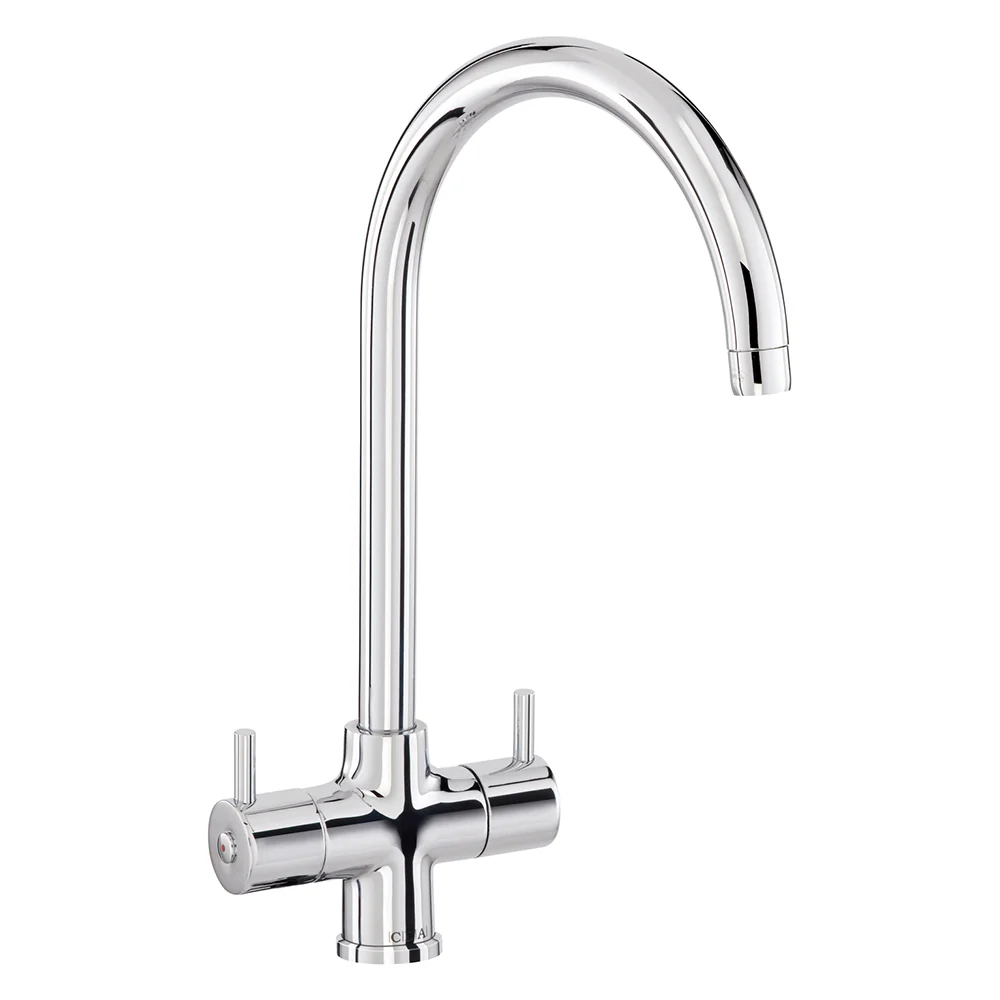 CDA TC55CH Monobloc tap with swan neck spout