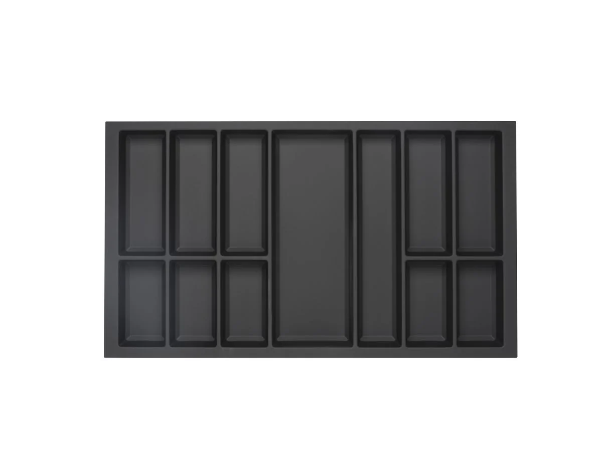 CLASSICO Soft Touch Cutlery Insert - Black only for Legrabox Draws - Image 12