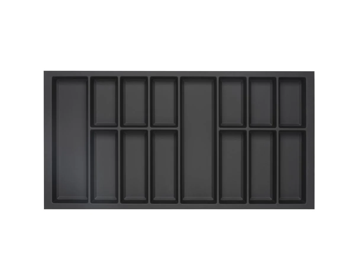 CLASSICO Soft Touch Cutlery Insert - Black only for Legrabox Draws - Image 13