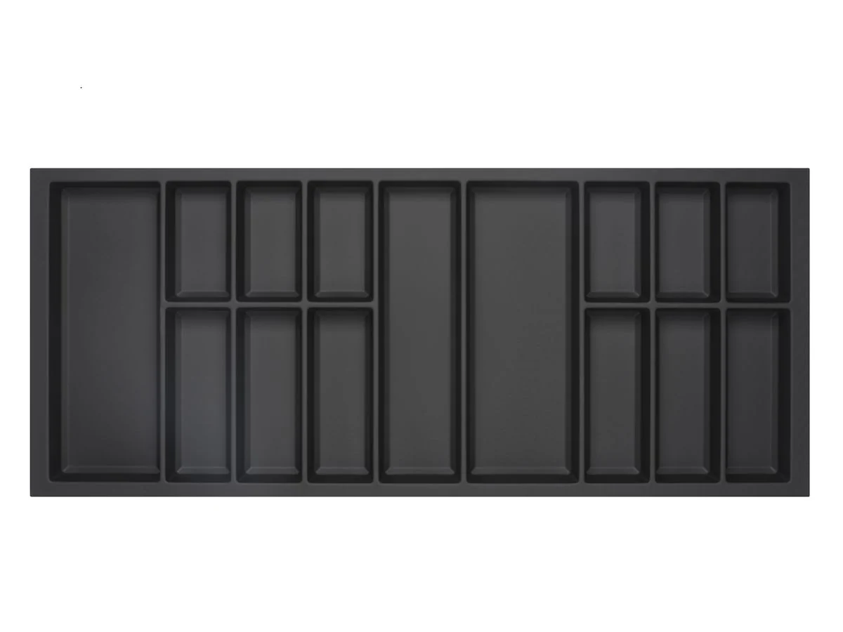 CLASSICO Soft Touch Cutlery Insert - Black only for Legrabox Draws - Image 14