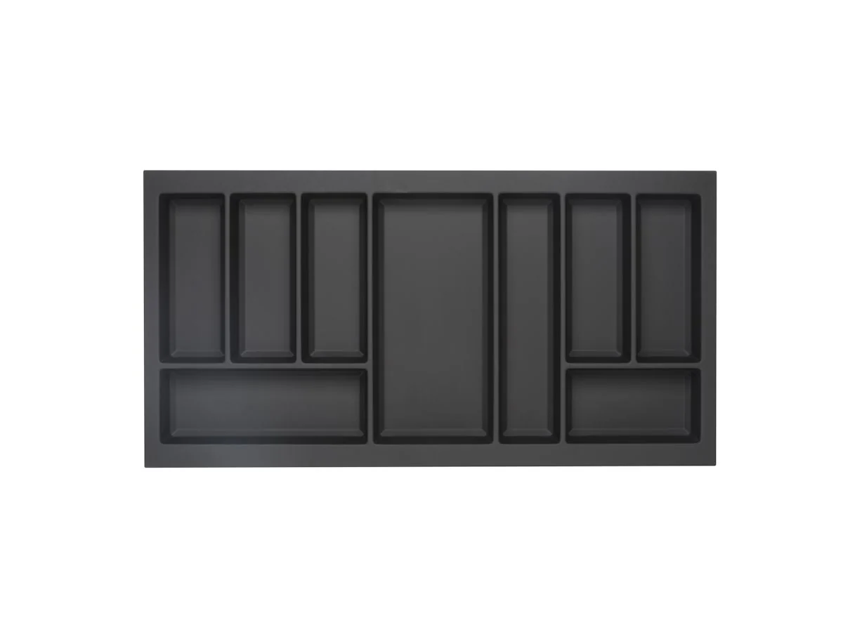 CLASSICO Soft Touch Cutlery Insert - Black only for Legrabox Draws - Image 5