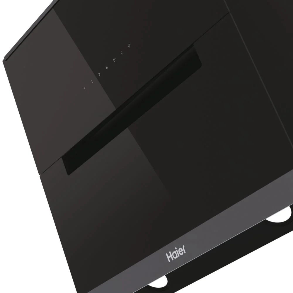 CLEARANCE Haier HADG6DS46BWIFI 60cm Angled Glass Chimney Wall Mounted - Image 3