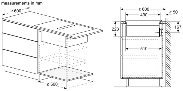 Siemens iQ500 Induction Hob With Integrated Extraction 70cm Surface Mount Without Frame ED711FQ15E - Image 9