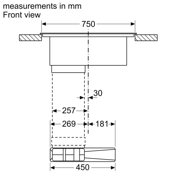 Siemens iQ500 Induction Hob With Integrated Extraction 80cm Surface Mount Without Frame ED851FQ15E - Image 7