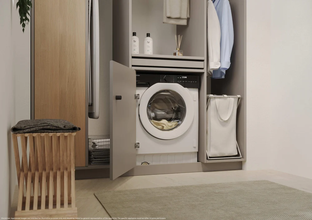 Haier BHA6S696M6D9-80 Series 6 Integrated 9/6kg Washer Dryer-White - Image 3