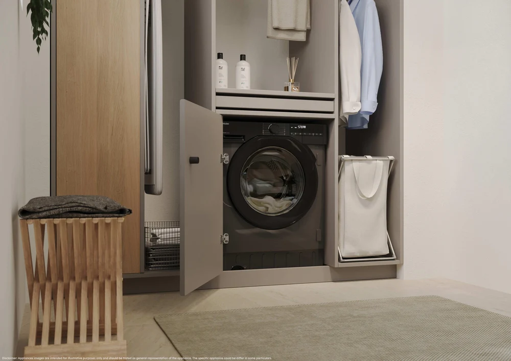 Haier BHA6S696M6DB9R80 Series 6 Integrated Washer Dryer - Dark Jade Silver - 9/6KG - Image 3