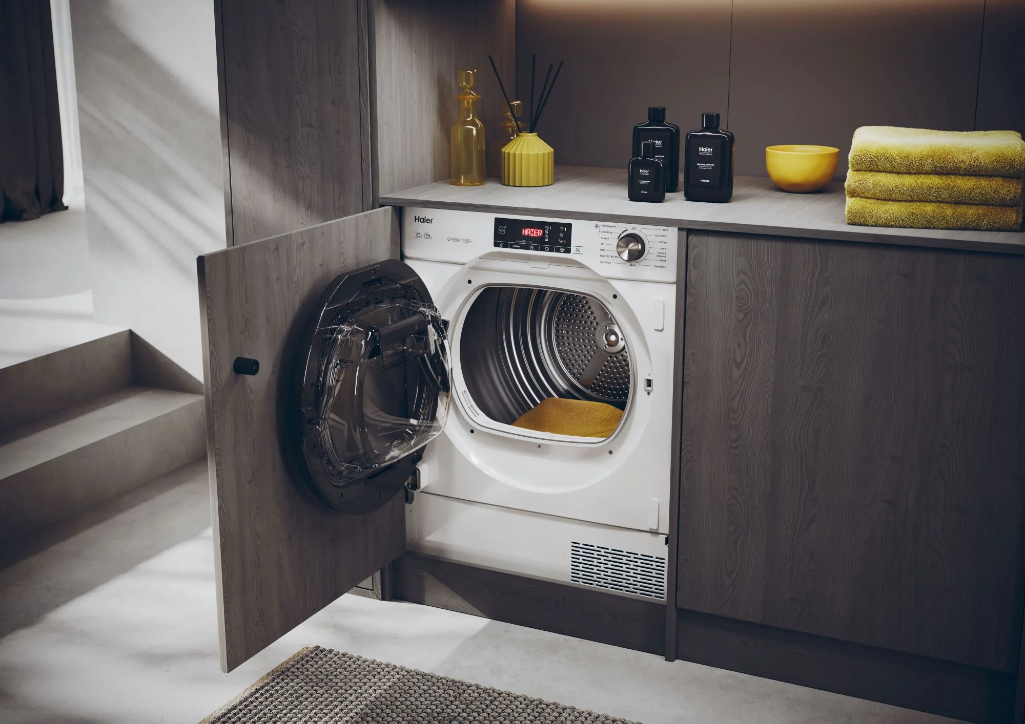 Haier HDBI H7A2TBEX-80 Built in 7kg Heat Pump Tumble Dryer-White - Image 4