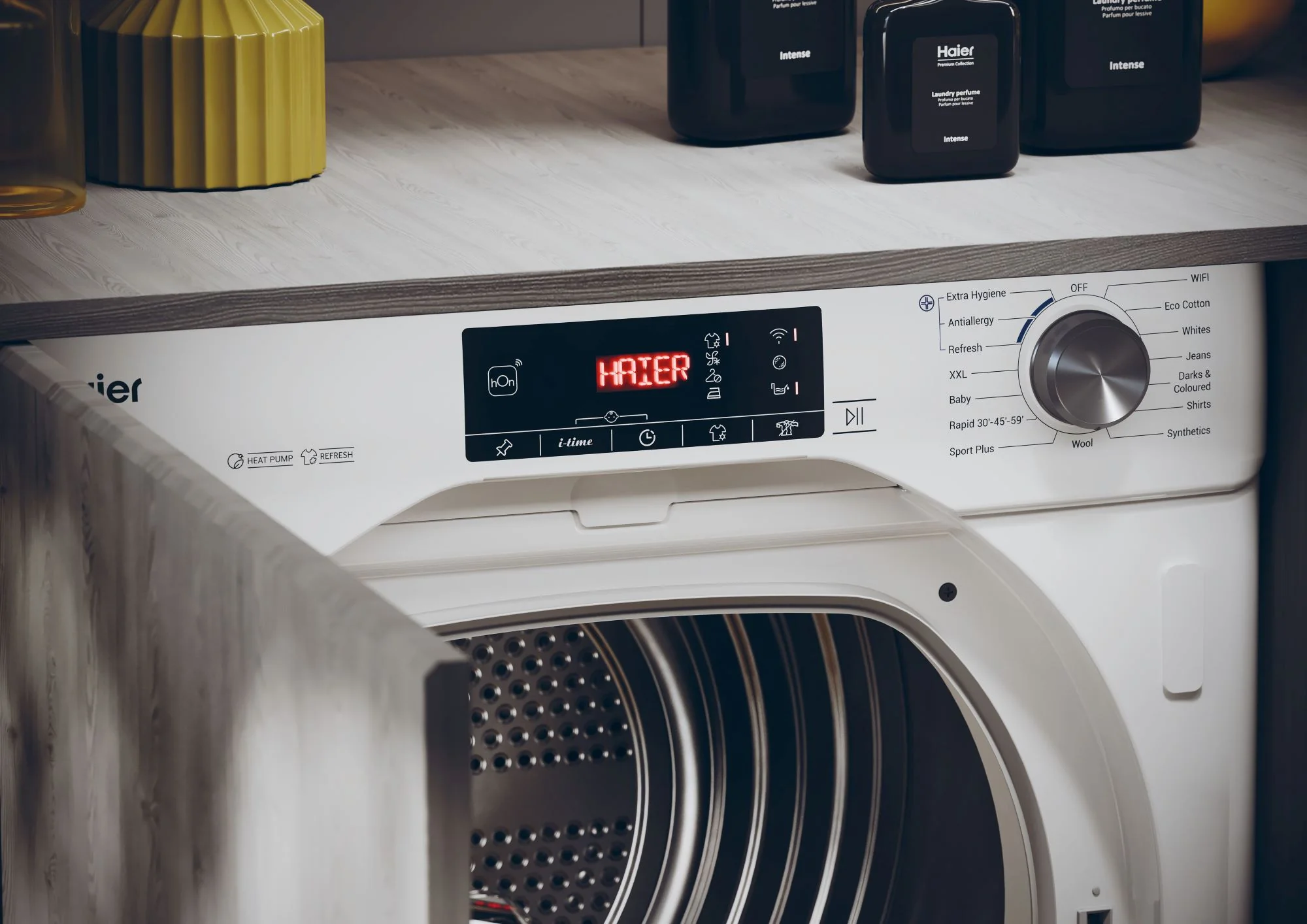 Haier HDBI H7A2TBEX-80 Built in 7kg Heat Pump Tumble Dryer-White - Image 6