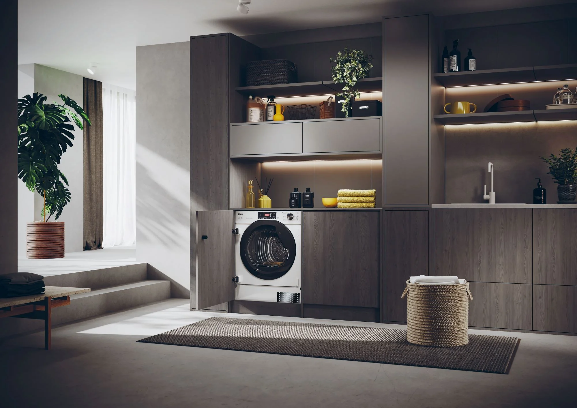 Haier HDBI H7A2TBEX-80 Built in 7kg Heat Pump Tumble Dryer-White - Image 8