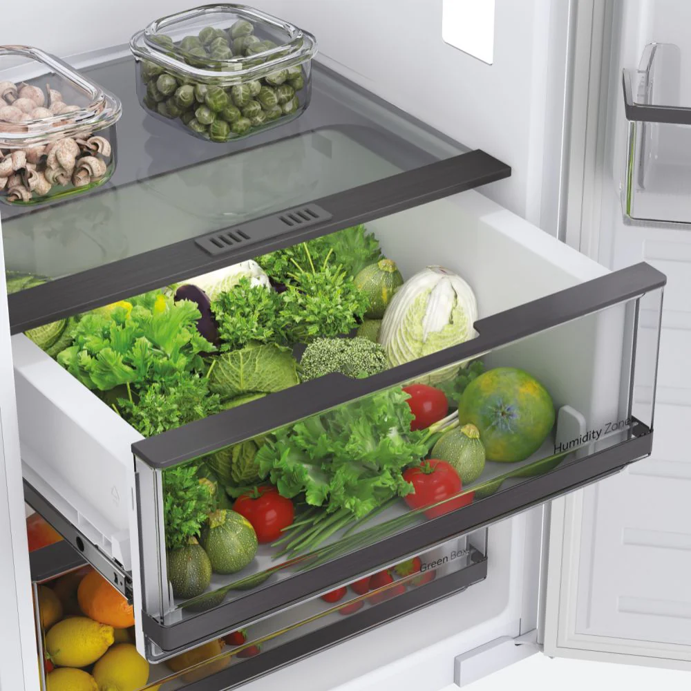Haier HAMS518EWK 177cm Tall Built-in Larder Fridge-White - Image 3