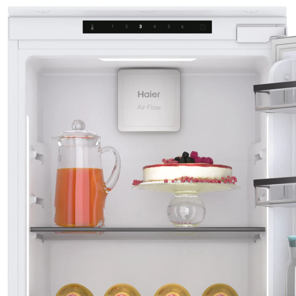 Haier HAMS518EWK 177cm Tall Built-in Larder Fridge-White - Image 4