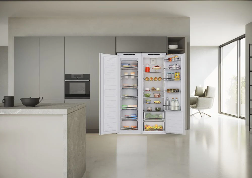 Haier HAMS518EWK 177cm Tall Built-in Larder Fridge-White - Image 5