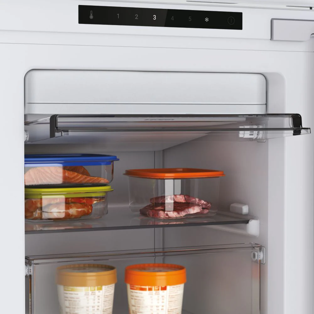 Haier HAUN518EWK 177cm Tall Built-in Total No Frost Freezer White - Image 4