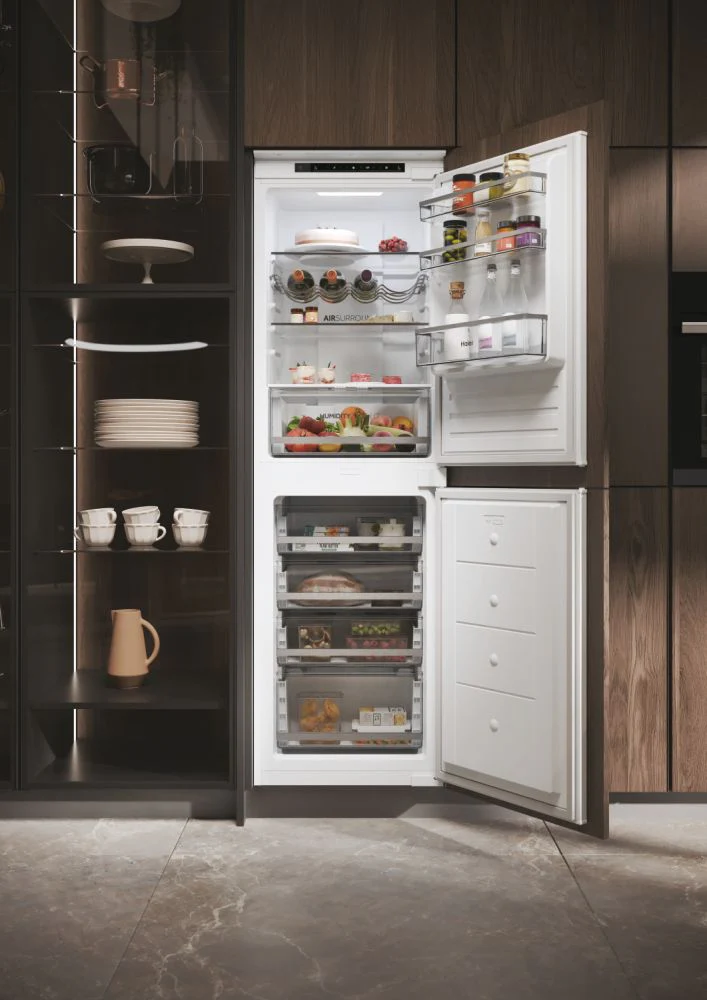 Haier HB50T618MK 177cm Built-In 50:50 Fridge Freezer, No Frost-White