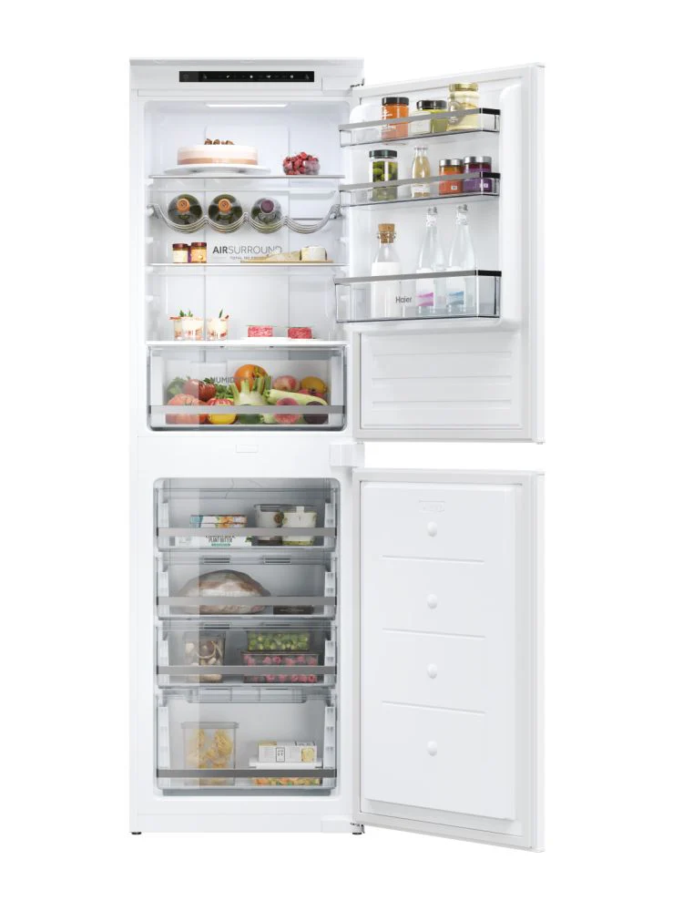 Haier HB50T618MK 177cm Built-In 50:50 Fridge Freezer, No Frost-White - Image 3