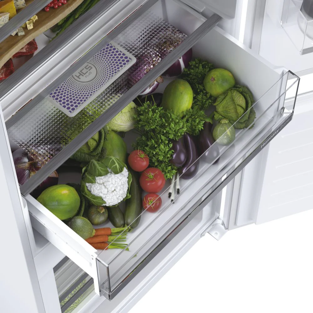 Haier HBW5719EK 193cm 70:30 70cm Wide No Frost Built-In Fridge Freezer-White - Image 5