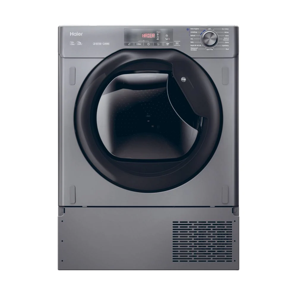 Haier HDB4 H7A2TBERX80 7kg Heat Pump Tumble dryer in Graphite with Black Door - Image 5