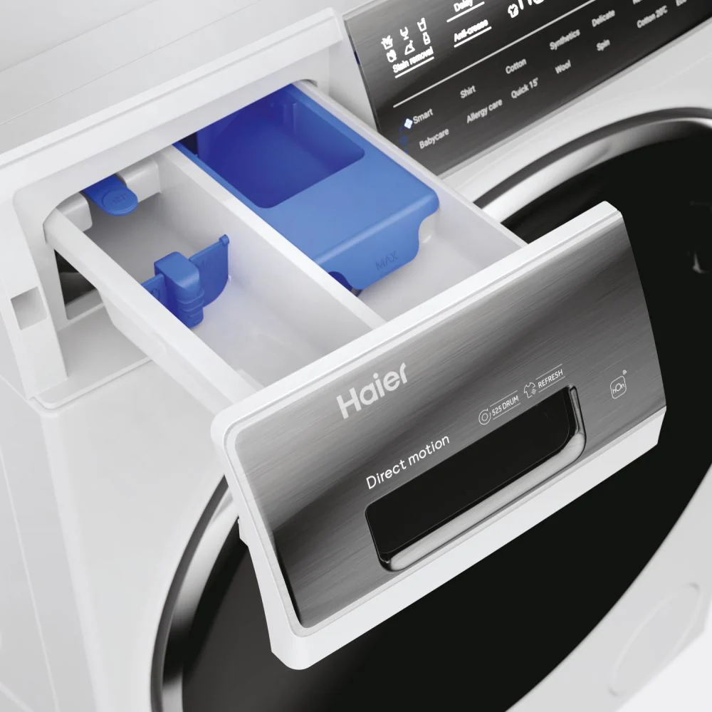 Haier HW100G-B14979UUK 10kg Freestanding Washing Machine-White - Image 4