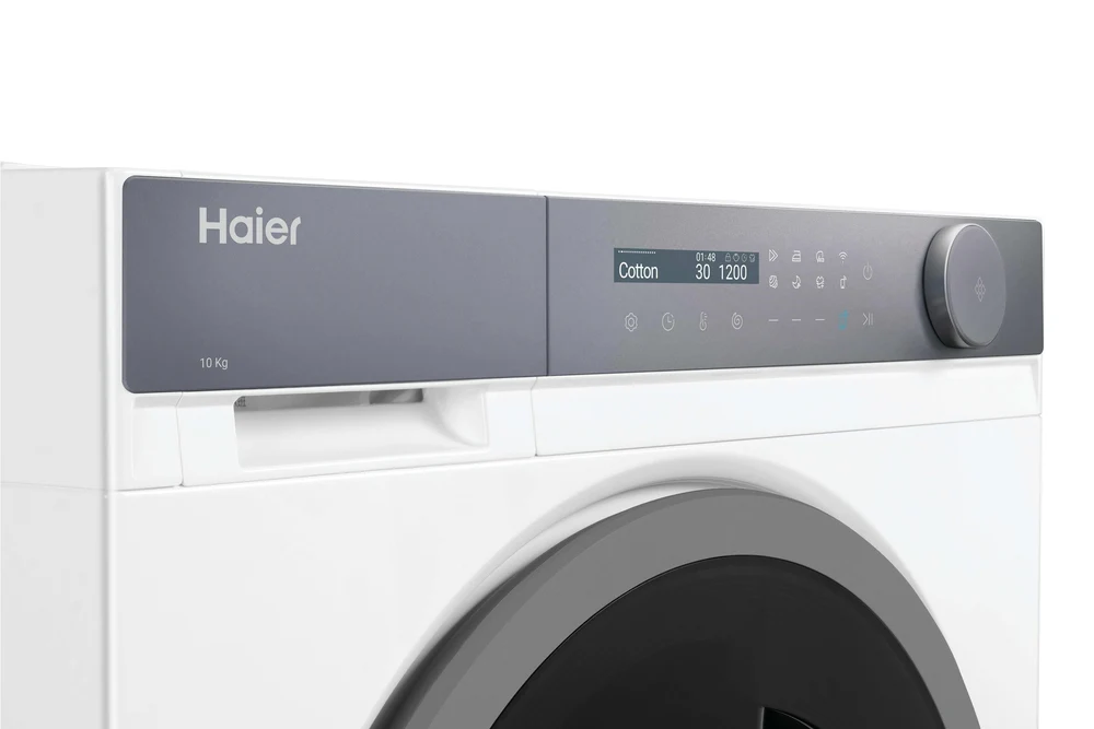 Haier HWB100B14858AUUK Series 8 Integrated 10kg Washing Machine-White - Image 3