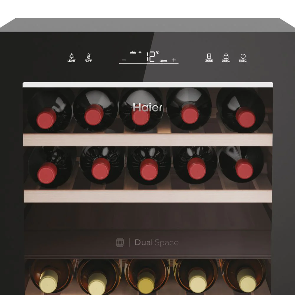 Haier HWS42GDAU1(UK) 50cm Freestanding 42 Bottle Wine Fridge - Image 5