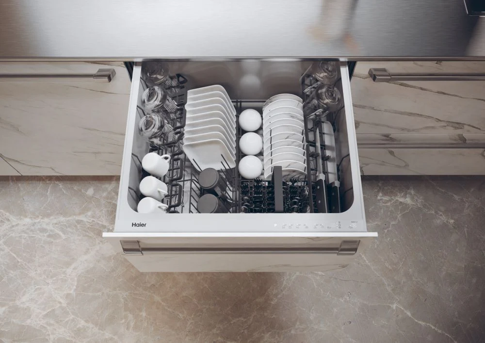 Haier XDD 66E5LS-80 Fully Intergrated 6 Place setting Dishwasher - Image 3