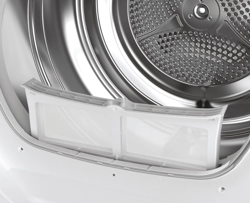 Hoover BATD H7A1TCE-80 Heat Pump Tumble Dryer 7kg, white with Chrome door - Image 3