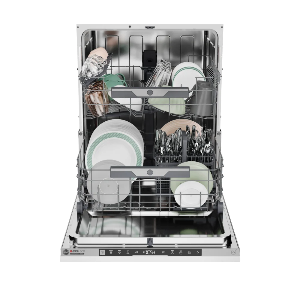 Hoover HI 4C6F0S-80 60cm Dishwasher, 14 place settings, C energy, Autodoor, Wifi - Image 3