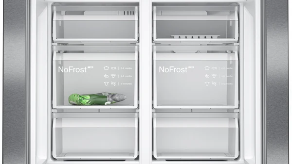 Siemens iQ500 French Door Bottom Freezer Multi Door 90.5cm Black Stainless Steel KF96NAXEAG - Image 5