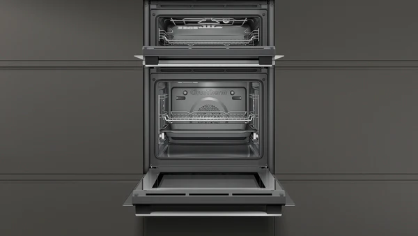 NEFF N50 BUILT-IN DOUBLE OVEN STAINLESS STEEL U1ACE2HN0B - Image 3